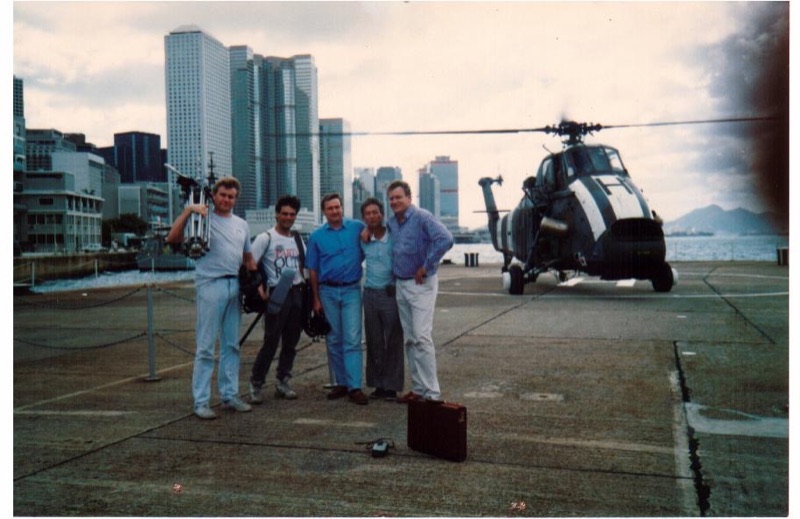 Filming in Hong Kong